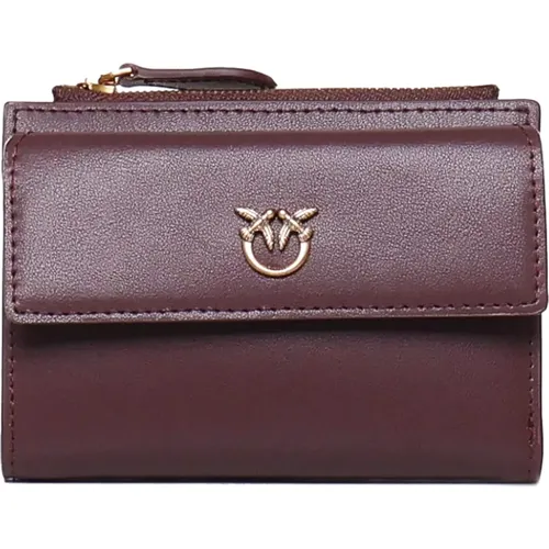 Front Pocket Wallet with Zip Closure , female, Sizes: ONE SIZE - pinko - Modalova