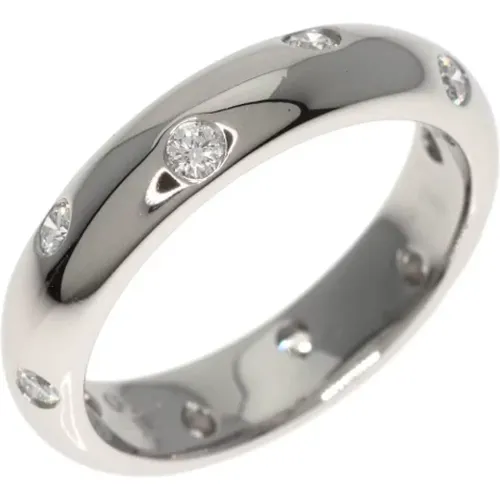 Pre-owned Jewellery, female, , Size: ONE SIZE Pre-owned Platinum rings - Tiffany & Co. Pre-owned - Modalova