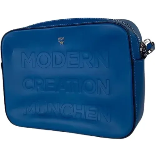 Pre-owned Clutches, female, , Size: ONE SIZE Pre-owned Canvas pouches - MCM Pre-owned - Modalova