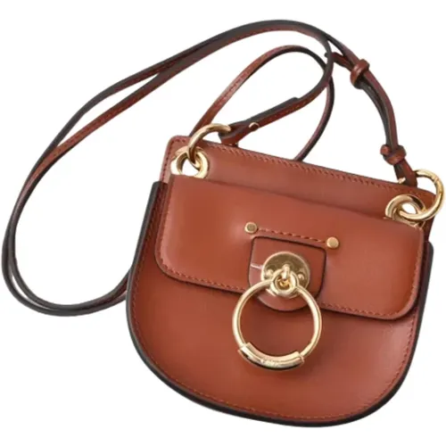 Pre-owned Cross Body Bags, female, , Size: ONE SIZE Pre-owned Leather shoulder-bags - Chloé Pre-owned - Modalova