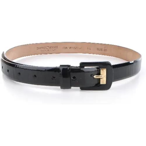 Pre-owned Leather belts , female, Sizes: ONE SIZE - Armani Pre-owned - Modalova