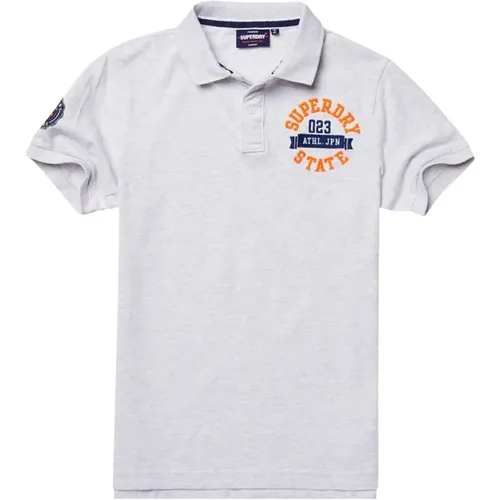 Logo Polo Shirt - Klassischer Stil , Herren, Größe: XL - Superdry - Modalova