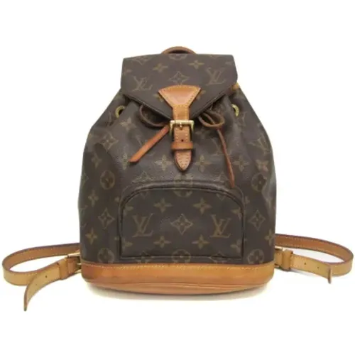 Pre-owned Backpacks, female, , Size: ONE SIZE Pre-owned Canvas backpacks - Louis Vuitton Vintage - Modalova