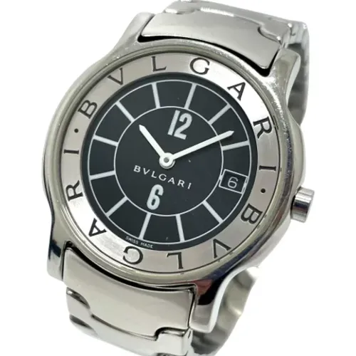 Pre-owned Watches, female, , Size: ONE SIZE Pre-owned Stainless Steel watches - Bvlgari Vintage - Modalova