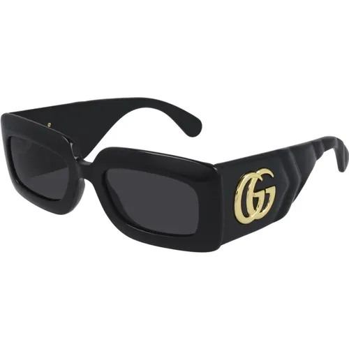 Stylische Sonnenbrille Schwarz Gg0811S , Damen, Größe: 53 MM - Gucci - Modalova