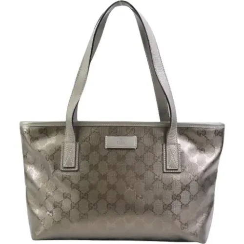 Pre-owned Tote Bags, female, , Size: ONE SIZE Pre-owned Canvas gucci-bags - Gucci Vintage - Modalova