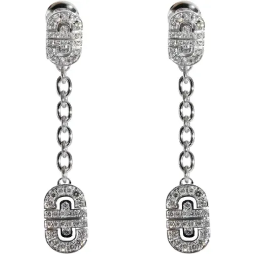 Pre-owned Jewellery, female, , Size: ONE SIZE Pre-owned Gold earrings - Bvlgari Vintage - Modalova