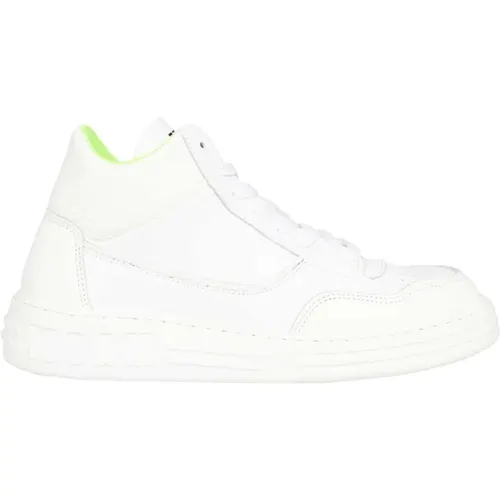 Niedrige Ledersneakers , Herren, Größe: 41 EU - MSGM - Modalova