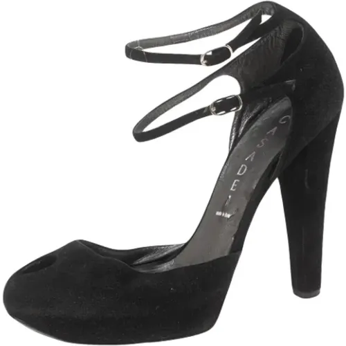 Pre-owned Suede heels , female, Sizes: 2 UK - Casadei Pre-owned - Modalova