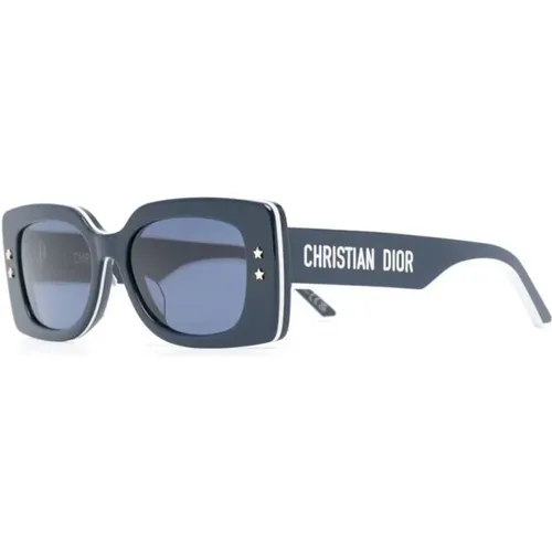 Schwarze Sonnenbrille mit Zubehör , Damen, Größe: 53 MM - Dior - Modalova