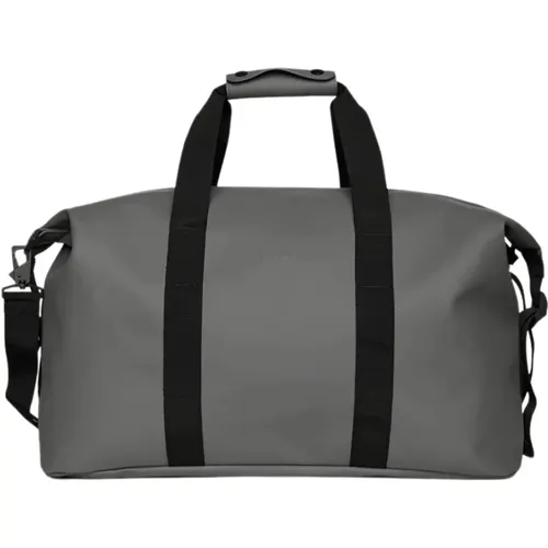 Weekend Bags, unisex, , Size: ONE SIZE Grey Hilo Weekend Bag W3 13 Grey Bag - Rains - Modalova