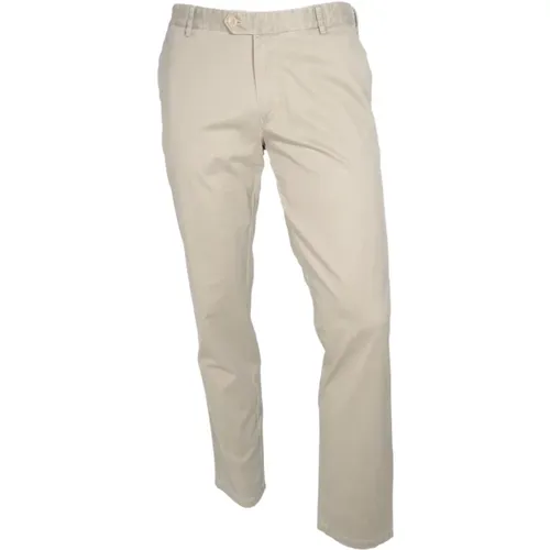 Chinos, male, , Size: W38 L30 Oslo Spring/Summer Pants - Meyer - Modalova