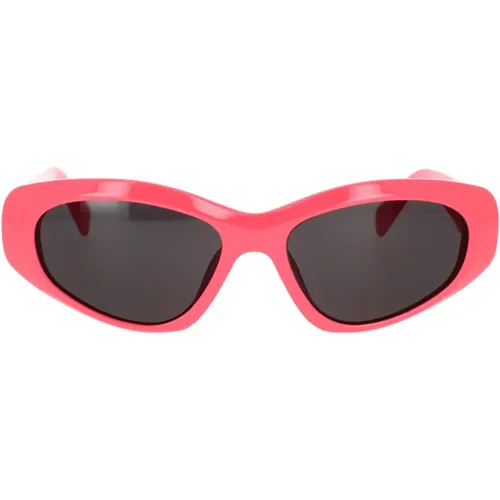 Sunglasses,Monochrom Large Sonnenbrille - Celine - Modalova