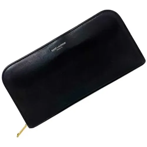 Pre-owned Wallets, female, , Size: ONE SIZE Pre-owned Leather wallets - Yves Saint Laurent Vintage - Modalova