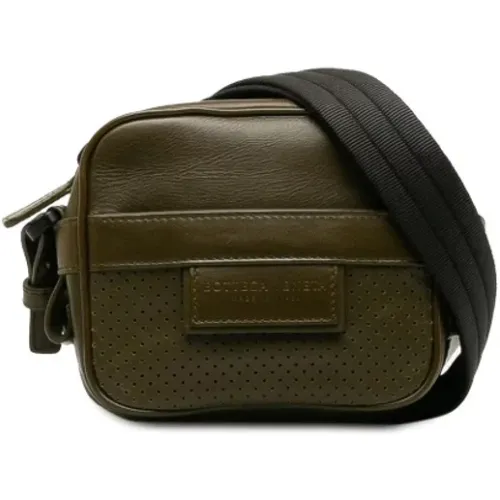 Pre-owned Cross Body Bags, female, , Size: ONE SIZE Pre-owned Leather shoulder-bags - Bottega Veneta Vintage - Modalova