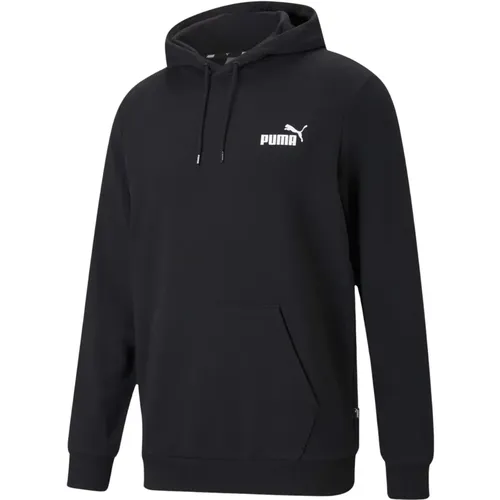 Hoodies, male, , Size: M Essentials Small Logo Hoodie - Puma - Modalova