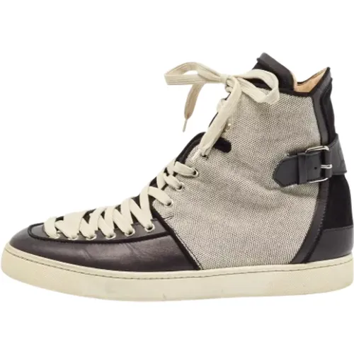 Pre-owned Sneakers, male, , Size: 12 US Pre-owned Canvas sneakers - Christian Louboutin Pre-owned - Modalova