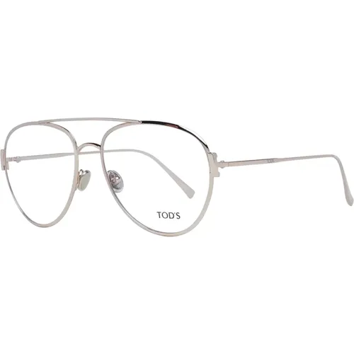 Glasses, unisex, , Size: ONE SIZE Gold Aviator Glasses for Women - TOD'S - Modalova