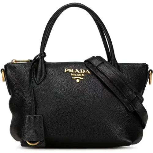 Pre-owned Leather prada-bags , female, Sizes: ONE SIZE - Prada Vintage - Modalova