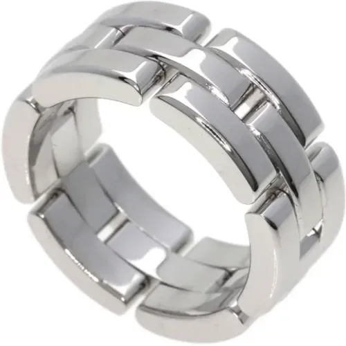 Pre-owned White Gold rings , female, Sizes: ONE SIZE - Cartier Vintage - Modalova