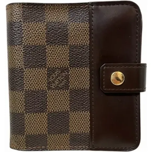Pre-owned Wallets, female, , Size: ONE SIZE Pre-owned Canvas wallets - Louis Vuitton Vintage - Modalova