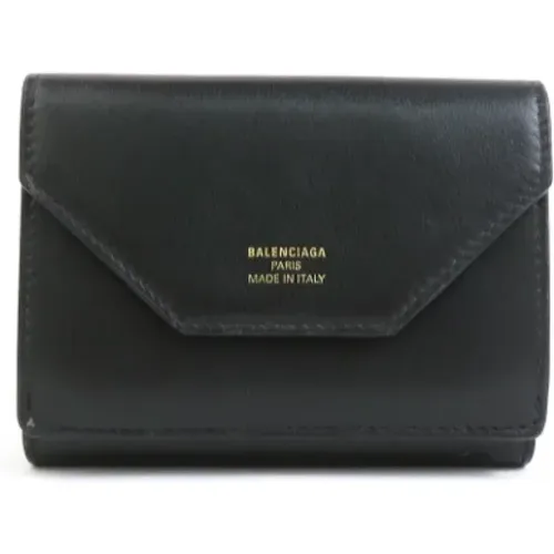 Pre-owned Wallets, female, , Size: ONE SIZE Pre-owned Leather wallets - Balenciaga Vintage - Modalova