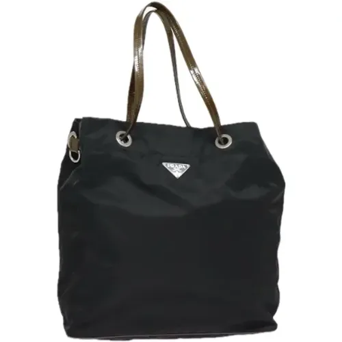 Pre-owned Tote Bags, female, , Size: ONE SIZE Pre-owned Leather handbags - Prada Vintage - Modalova