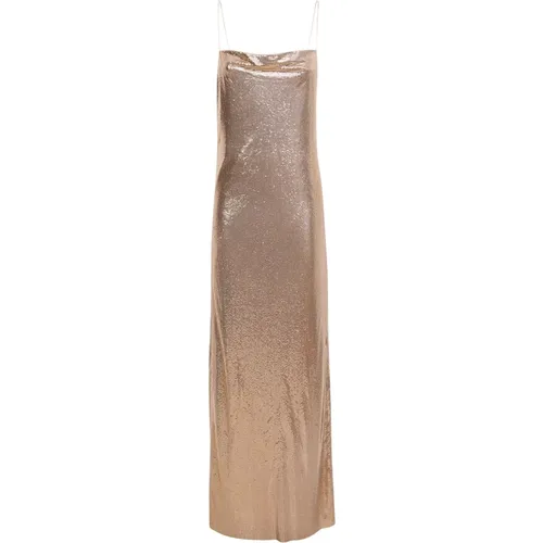 Maxi dress in metal mesh , female, Sizes: S - alice + olivia - Modalova