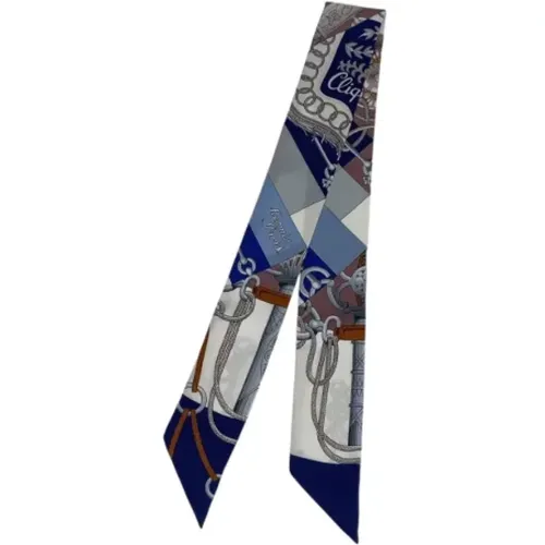 Pre-owned Scarves, female, , Size: ONE SIZE Pre-owned Canvas scarves - Hermès Vintage - Modalova