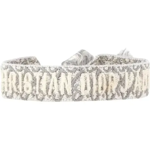 Pre-owned Cotton bracelets , female, Sizes: ONE SIZE - Dior Vintage - Modalova