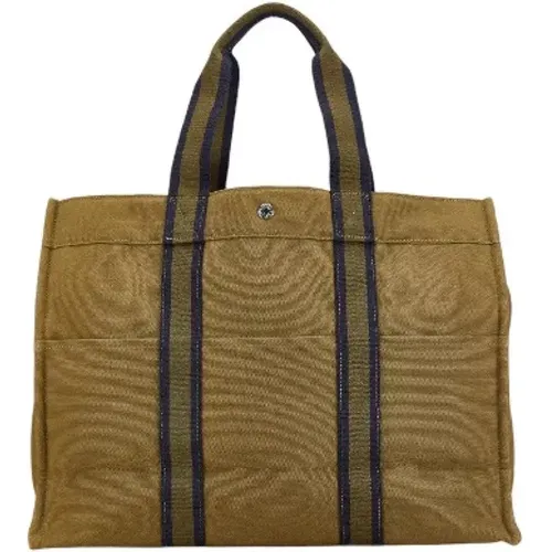 Pre-owned Tote Bags, female, , Size: ONE SIZE Pre-owned Canvas totes - Hermès Vintage - Modalova