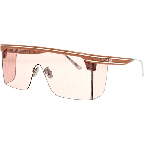 Sporty Rectangular Sunglasses with Mirrored Silver Lenses , unisex, Sizes: ONE SIZE - Dior - Modalova