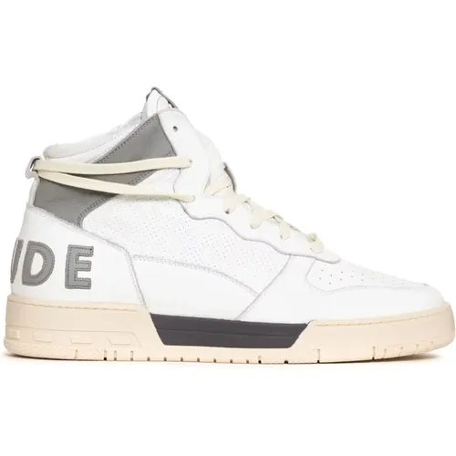 Sneakers, male, , Size: 9 US Vintage Leather Sneakers - Rhude - Modalova