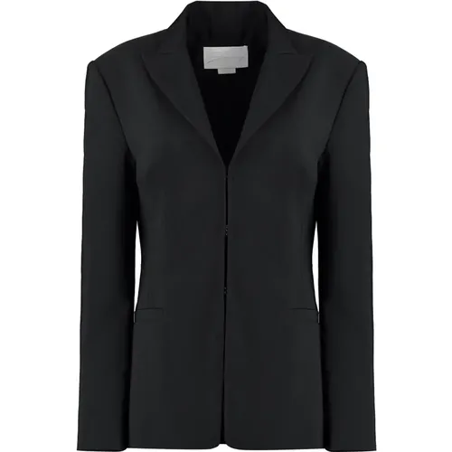 Blazers, female, , Size: L Techno Fabric Jacket - Genny - Modalova