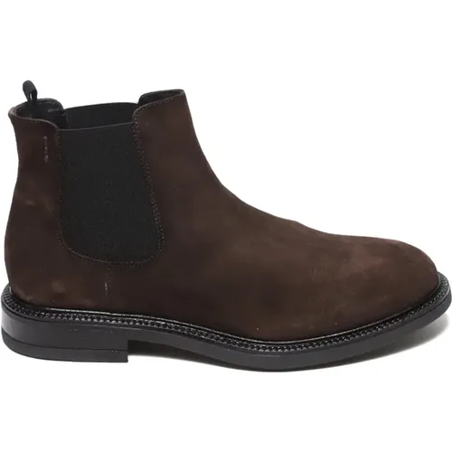 Wildleder Stiefeletten Marrone Aw23 , Herren, Größe: 41 EU - Alexander Hotto - Modalova