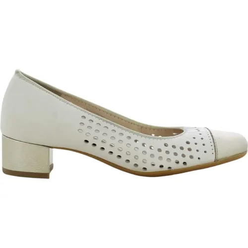 Damen Platin Flache Schuhe , Damen, Größe: 35 1/2 EU - Ara - Modalova