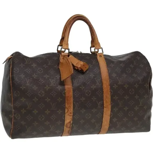 Pre-owned Weekend Bags, female, , Size: ONE SIZE Pre-owned Canvas louis-vuitton-bags - Louis Vuitton Vintage - Modalova