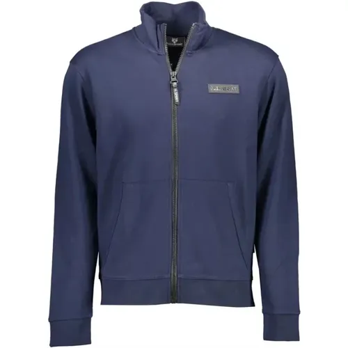 Blauer Sportlicher Sweatshirt mit Langen Ärmeln , Herren, Größe: XL - Plein Sport - Modalova