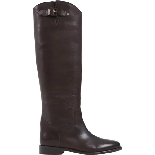 Eleganter hoher Stiefel - Kaffeebohne - Bronx - Modalova