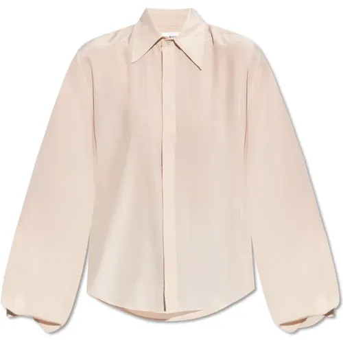 Shirts, female, , Size: M Silk Shirt - Victoria Beckham - Modalova