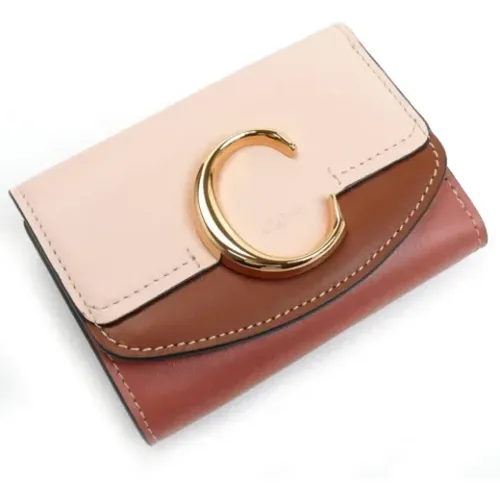 Pre-owned Wallets, female, , Size: ONE SIZE Pre-owned Leather wallets - Chloé Pre-owned - Modalova