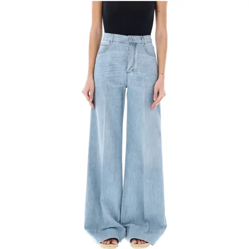 Light Flared Denim Jeans , female, Sizes: 2XS - Bottega Veneta - Modalova