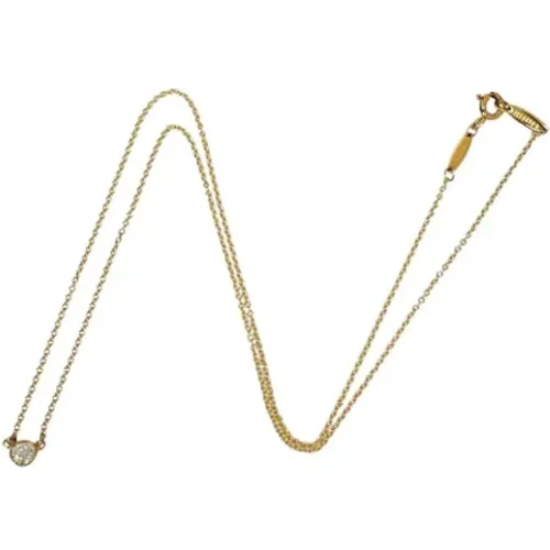 Pre-owned Jewellery, female, , Size: ONE SIZE Pre-owned Gold necklaces - Tiffany & Co. Pre-owned - Modalova