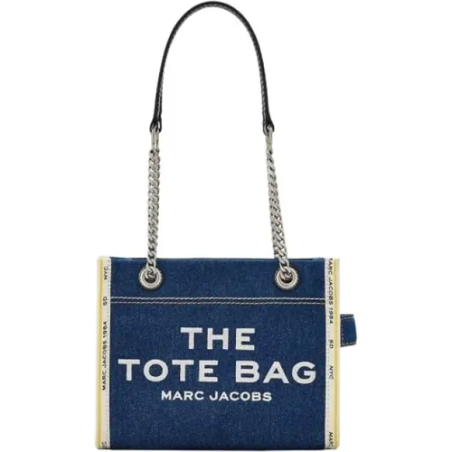 Denim Chain Small Tote Bag - Marc Jacobs - Modalova