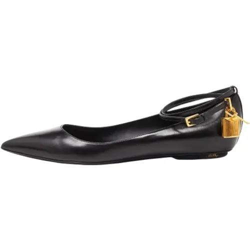 Pre-owned Leather flats , female, Sizes: 6 1/2 UK - Tom Ford Pre-owned - Modalova