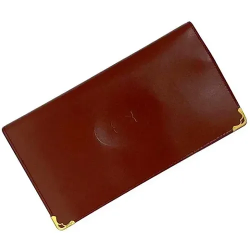 Pre-owned Leather wallets , female, Sizes: ONE SIZE - Cartier Vintage - Modalova