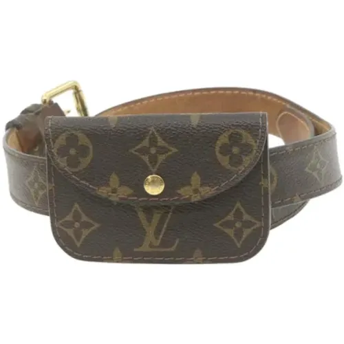 Pre-owned Canvas belts , female, Sizes: ONE SIZE - Louis Vuitton Vintage - Modalova