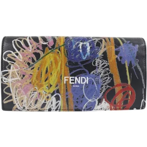 Pre-owned Leather wallets , female, Sizes: ONE SIZE - Fendi Vintage - Modalova