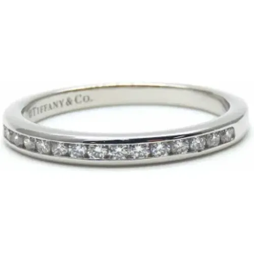 Pre-owned Jewellery, female, , Size: ONE SIZE Pre-owned Platinum rings - Tiffany & Co. Pre-owned - Modalova