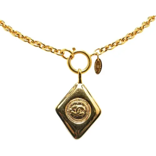 Pre-owned Jewellery, female, , Size: ONE SIZE Pre-owned Metal necklaces - Chanel Vintage - Modalova